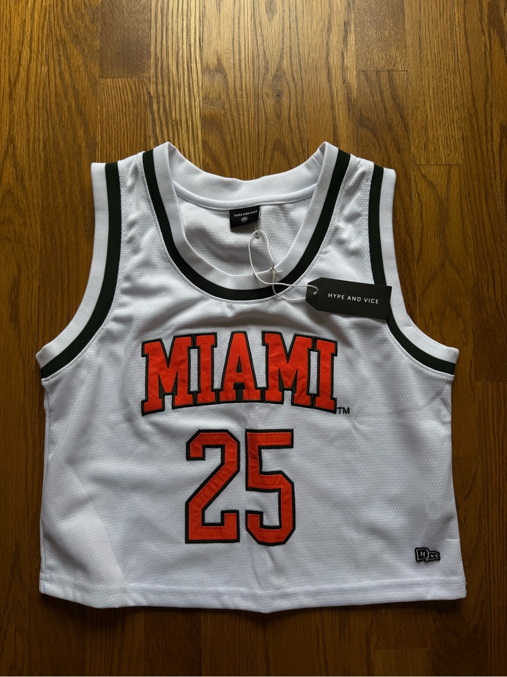 Hype and Vice NWT UMiami basketball jersey